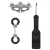 Черный игровой набор Introductory Bondage Kit №4 - Shots Media BV - купить с доставкой в Люберцах