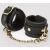 Черные наручники Bound to You Faux Leather Wrist Cuffs - Fifty Shades of Grey - купить с доставкой в Люберцах