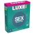 Ребристые презервативы LUXE Royal Sex Machine - 3 шт. - Luxe - купить с доставкой в Люберцах