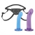 Страпон унисекс Beginners Strap-On с 2 насадками - 15 и 13 см. - Lux Fetish - купить с доставкой в Люберцах