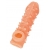 Телесная закрытая насадка с пупырышками Cock Sleeve Size L - 17,6 см. - KOKOS - в Люберцах купить с доставкой