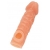 Телесная закрытая насадка с шершавой головкой Cock Sleeve Size L - 17,6 см. - KOKOS - в Люберцах купить с доставкой