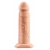 Телесный реалистичный фаллоимитатор с полостью Silicone Hollow Extension - 20 см. - Pipedream - купить с доставкой в Люберцах
