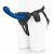 Синяя насадка Remote Control P-Spot G-Spot с черными трусиками - 20 см. - Pegasus - купить с доставкой в Люберцах