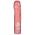 Розовая фаллическая насадка Vac-U-Lock 8  Crystal Jellies Dong - 20,3 см. - Doc Johnson - купить с доставкой в Люберцах