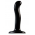 Черный фаллоимитатор-насадка Strap-On-Me P G spot Dildo size S - 16,4 см. - Strap-on-me - купить с доставкой в Люберцах