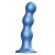 Голубая насадка Strap-On-Me Dildo Plug Balls size S - Strap-on-me - купить с доставкой в Люберцах