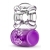 Фиолетовое эрекционное виброкольцо Pleaser Rechargeable C-Ring - Blush Novelties - в Люберцах купить с доставкой