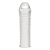 Текстурированная насадка на пенис Clear Textured Penis Enhancing Sleeve Extension - 16,5 см. - BlueLine - в Люберцах купить с доставкой