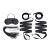 Эротический набор 4PC Bondage Bed Strap   Flogger Kit - Lux Fetish - купить с доставкой в Люберцах