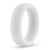 Белое люминесцентное эрекционное кольцо Silicone Glo Cock Ring - Blush Novelties - в Люберцах купить с доставкой