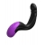 Черно-фиолетовый вибромассажёр простаты Hyper-Pulse P-Spot Massager - Pipedream - в Люберцах купить с доставкой