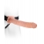 Фаллопротез телесного цвета Hollow Strap-On - 29 см. - Pipedream - купить с доставкой в Люберцах