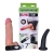 Страпон с 2 насадками и вибрацией UniStrap - 19 и 12 см. - LOVETOY (А-Полимер) - купить с доставкой в Люберцах