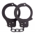 Чёрные наручники из листового металла BONDX METAL CUFFS BLACK - Dream Toys - купить с доставкой в Люберцах