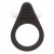 Чёрное эрекционное кольцо LIT-UP SILICONE STIMU RING 1 BLACK - Dream Toys - в Люберцах купить с доставкой