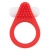 Красное эрекционное кольцо LIT-UP SILICONE STIMU RING 1 RED - Dream Toys - в Люберцах купить с доставкой