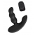 Черный силиконовый стимулятор простаты Levett Nitoc с пультом ДУ - Levett - в Люберцах купить с доставкой