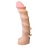Насадка REAL Standard со спиралевидным узором - 19 см. - LOVETOY (А-Полимер) - купить с доставкой в Люберцах