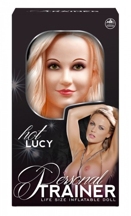 Надувная кукла с вибрацией и 2 любовными отверстиями Hot Lucy Lifesize Love Doll - NMC - в Люберцах купить с доставкой