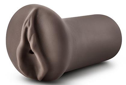 Коричневый мастубратор-вагина Nicole s Kitty - Blush Novelties - в Люберцах купить с доставкой