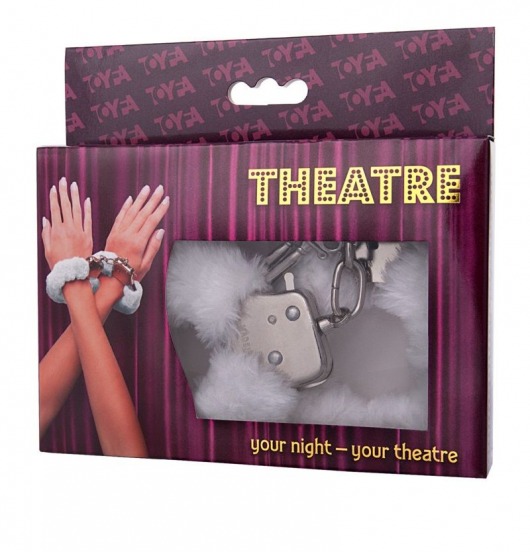 Наручники с белой меховой опушкой - ToyFa - купить с доставкой в Люберцах