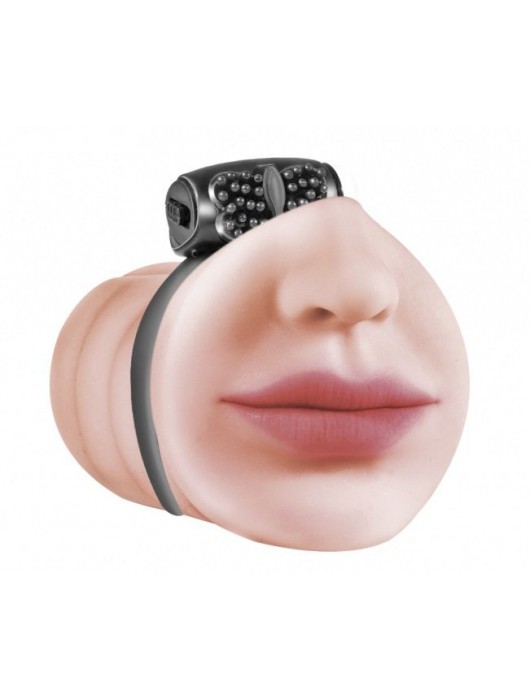 Мастурбатор-ротик с виброкольцом Satisfaction Beloved - Lola Games - в Люберцах купить с доставкой