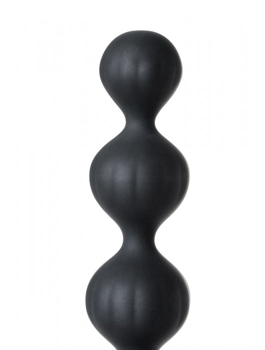 Набор из 2 чёрных анальных цепочек Satisfyer Beads - Satisfyer