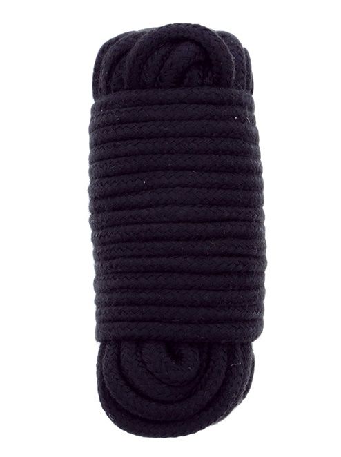 Черная веревка для связывания BONDX LOVE ROPE - 10 м. - Dream Toys - купить с доставкой в Люберцах