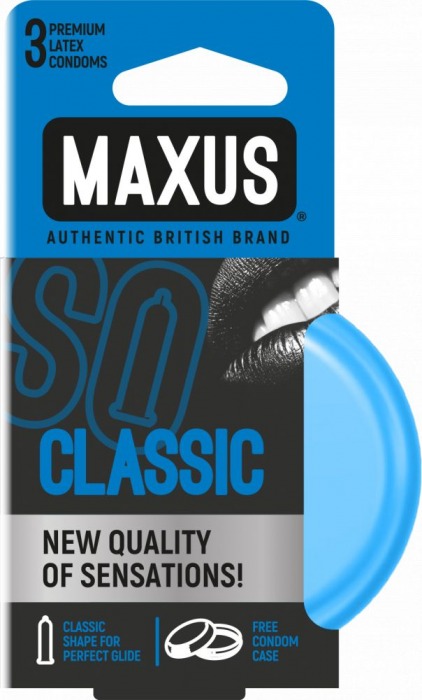 Классические презервативы в железном кейсе MAXUS Classic - 3 шт. - Maxus - купить с доставкой в Люберцах