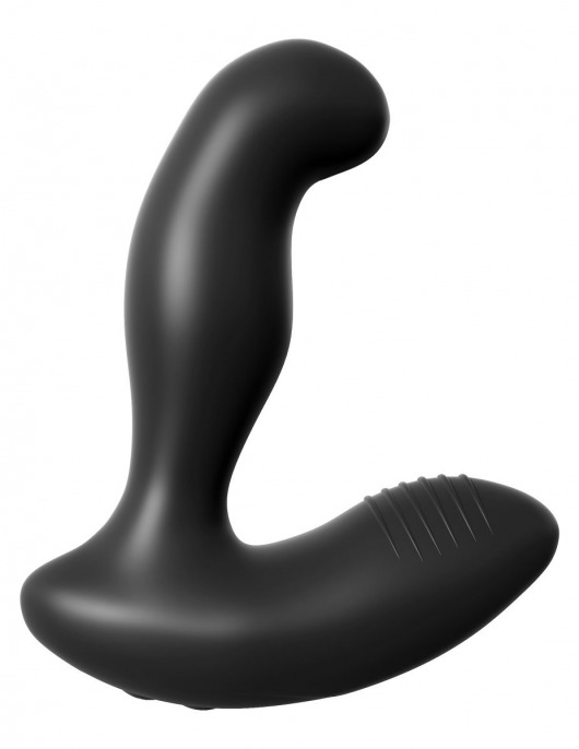 Черный массажер простаты Electro Stim Prostate Vibe с электростимуляцией - 13,3 см. - Pipedream - купить с доставкой в Люберцах