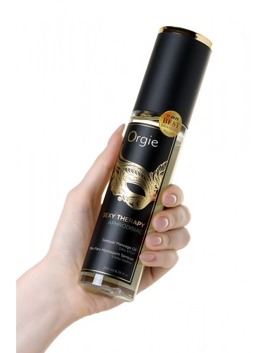 Минеральное массажное масло Orgie Sexy Therapy Afrodisiac - 200 мл. - ORGIE - купить с доставкой в Люберцах