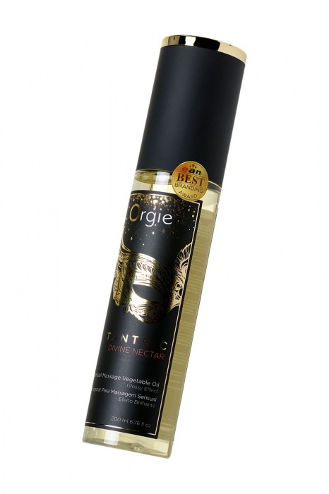 Растительное массажное масло Orgie Tantric Divine Nectar - 200 мл. - ORGIE - купить с доставкой в Люберцах