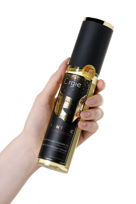 Растительное массажное масло Orgie Tantric Divine Nectar - 200 мл. - ORGIE - купить с доставкой в Люберцах