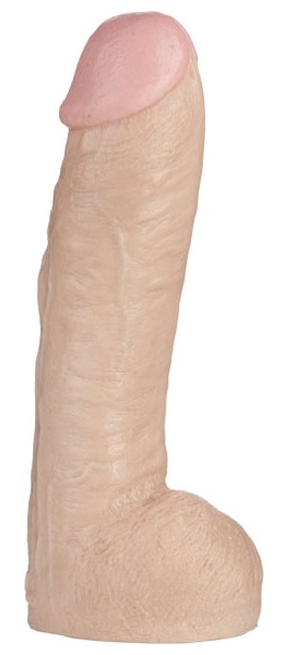 Огромная насадка-реалистик Vac-U-Lock Realistic Hung - 31,7 см. - Doc Johnson - купить с доставкой в Люберцах