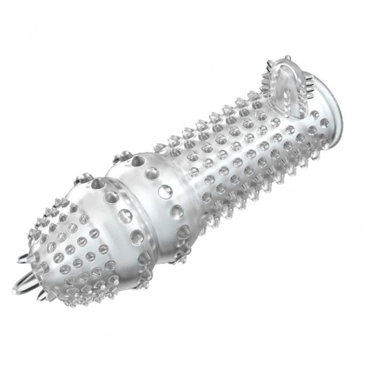 Закрытая прозрачная насадка Crystal sleeve - 14,2 см. - Erowoman-Eroman - в Люберцах купить с доставкой