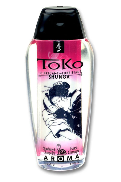 Лубрикант с ароматом клубники и шампанского - 165 мл. - Shunga - купить с доставкой в Люберцах