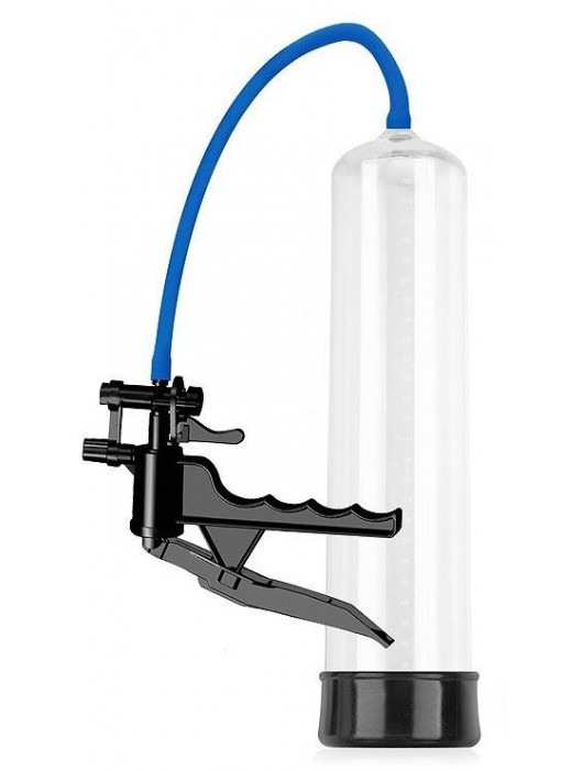 Прозрачная вакуумная помпа Sex Expert с ручным насосом - Sex Expert - в Люберцах купить с доставкой