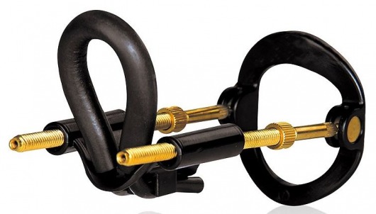 Черный экстендер-растяжитель пениса - Sex Expert - в Люберцах купить с доставкой