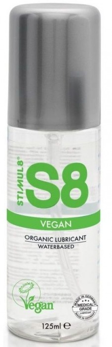 Веганский лубрикант на водной основе S8 Vegan Lube - 125 мл. - Stimul8 - купить с доставкой в Люберцах