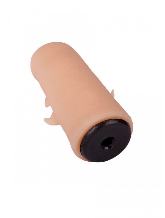 Черный пояс-трусики с двумя насадками  Экзотик-Sara  - 16,5 и 11 см. - LOVETOY (А-Полимер) - купить с доставкой в Люберцах