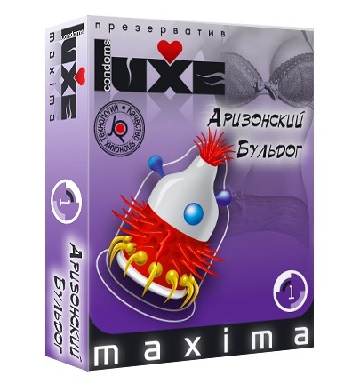 Презерватив LUXE Maxima  Аризонский Бульдог  - 1 шт. - Luxe - купить с доставкой в Люберцах