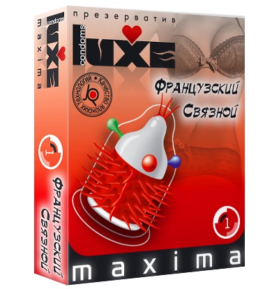 Презерватив LUXE Maxima  Французский связной  - 1 шт. - Luxe - купить с доставкой в Люберцах