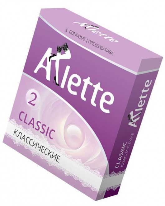 Классические презервативы Arlette Classic - 3 шт. - Arlette - купить с доставкой в Люберцах