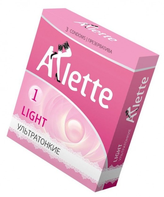 Ультратонкие презервативы Arlette Light - 3 шт. - Arlette - купить с доставкой в Люберцах
