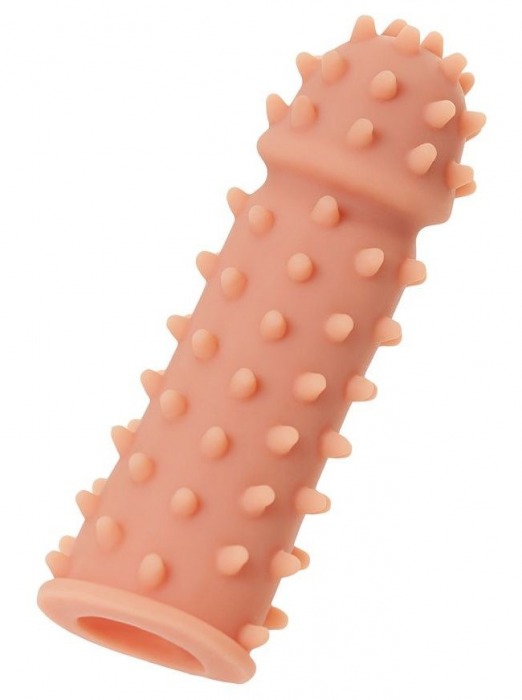 Телесная реалистичная насадка KOKOS Extreme Sleeve 03 с дополнительной стимуляцией - 12,7 см. - KOKOS - в Люберцах купить с доставкой