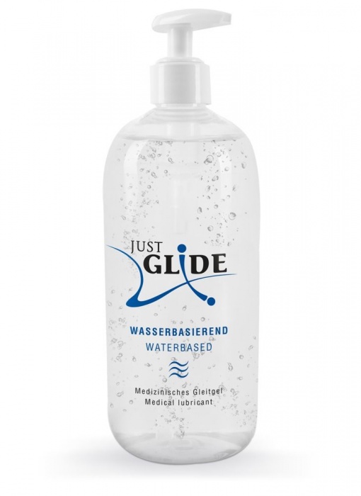 Гель-смазка на водной основе Just Glide с дозатором - 500 мл. - Orion - купить с доставкой в Люберцах