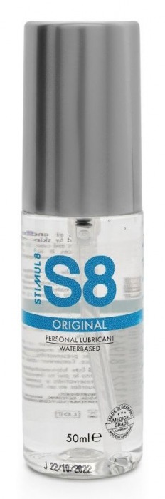 Универсальный лубрикант на водной осноdе S8 Original Lube - 50 мл. - Stimul8 - купить с доставкой в Люберцах
