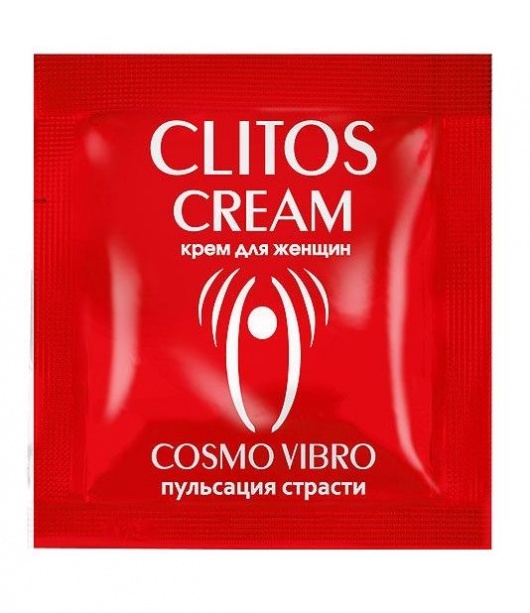 Пробник возбуждающего крема для женщин Clitos Cream - 1,5 гр. - Биоритм - купить с доставкой в Люберцах