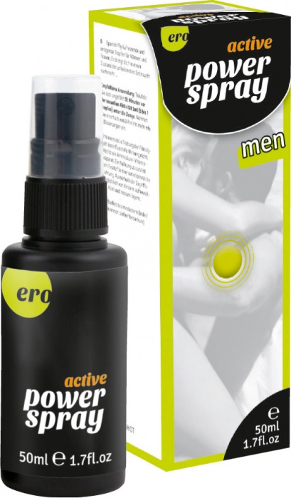 Стимулирующий спрей для мужчин Active Power Spray - 50 мл. - Ero - купить с доставкой в Люберцах